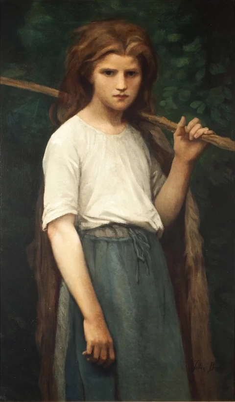 La pastorella, 1870 - Museo Soumaya, Miquel Hidalgo